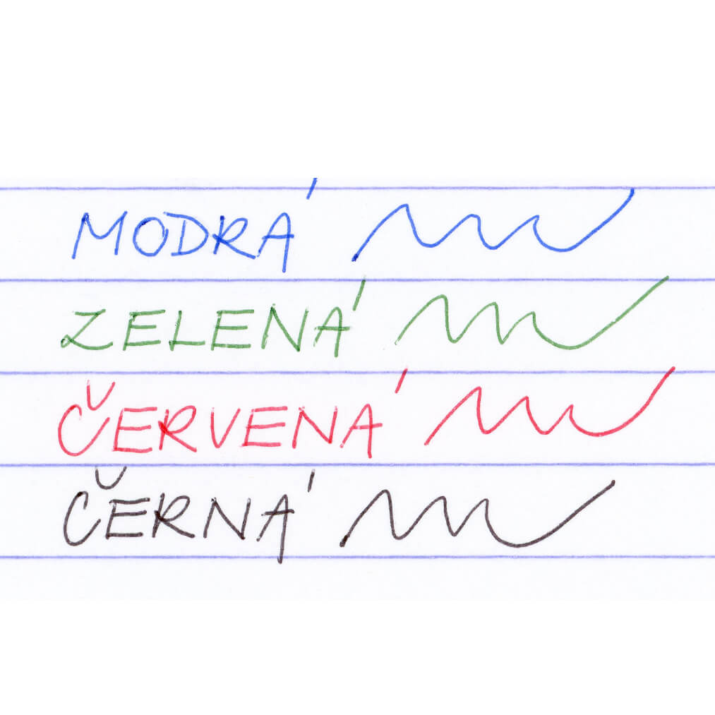 Zebra bLen naplne swatche